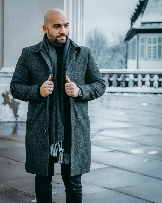 Płaszcz zimowy męski